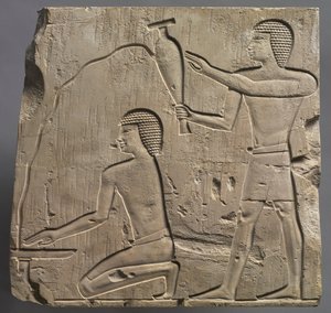 Præster, der udfører begravelsesritualer, ca. 667-647 f.Kr. af Unbekannt