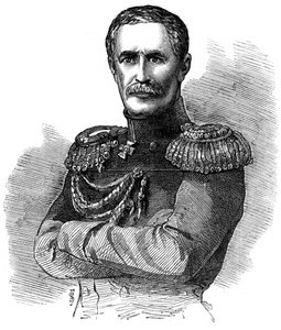 Prins Alexander Sergeyevich Menshikov, russisk militærkommandant, 1853 af Unbekannt