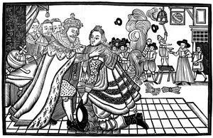 Prins Charles velkommen hjem fra Spanien, 1623, 1893 af Unbekannt