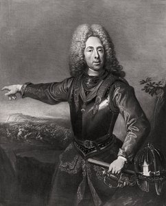 Prins Eugene af Savoyen, franskfødt østrigsk soldat, 1718 1906 af Unbekannt