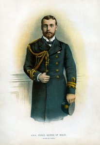 Prins George af Wales, hertug af York, 1890-1893 af Unbekannt