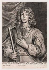 Prins Rupert af Rhinen, kavaleriofficer, ca. 1640 af Unbekannt