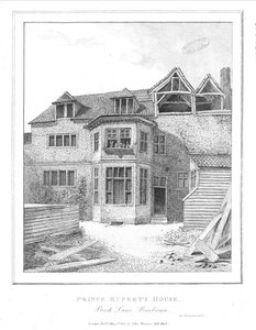 Prince Ruperts House, Beech Lane, Barbican, 1800 af Unbekannt