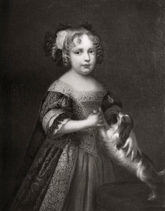 Prinsesse senere Dronning Anne, c1670-1675 1906 af Unbekannt