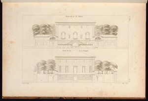 Print, samling af civil arkitektur ..., 1806–12 af Unbekannt