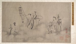 Procession af Arhats. af Unbekannt