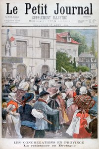 Protest i Bretagne, 1902 af Unbekannt