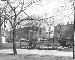 Public Square, Cleveland, Ohio, USA, c1900. af Unbekannt