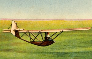 Elev i Zögling-træning af svævefly ved Rhön-Rossitten Society svæveflyveskole, Tyskland, 1932. af Unbekannt