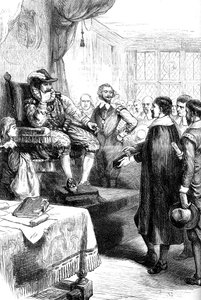 Puritanere før James I, 1600-tallet c1880 af Unbekannt