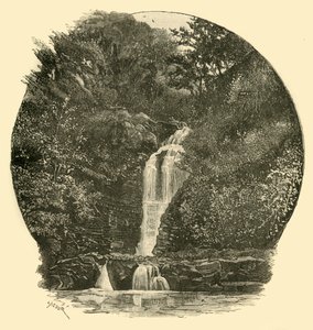 Pyrddin Falls, Vale of Neath, 1898. af Unbekannt