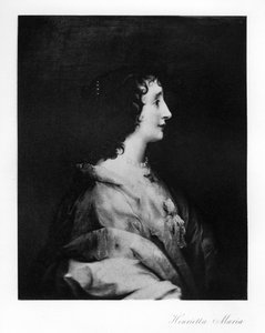 Dronning Henrietta Maria, Queen Consort of England, Skotland og Irland, 1907 af Unbekannt