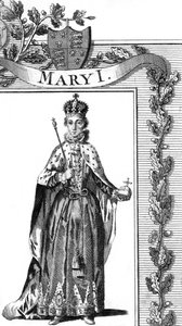 Dronning Mary I af England af Unbekannt