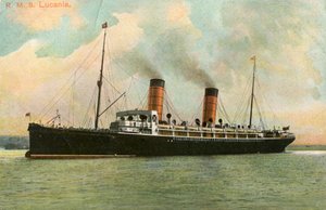 RMS Lucania, c1905 af Unbekannt