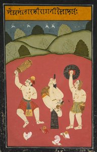 Ragini Desakh af Meghmalhar, S. 1770-1790. af Unbekannt