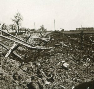 Jernbane, Somme, Nordfrankrig, c1914-c1918 af Unbekannt