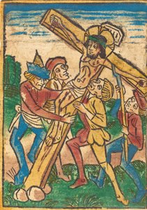 At rejse korset, ca. 1490. af Unbekannt