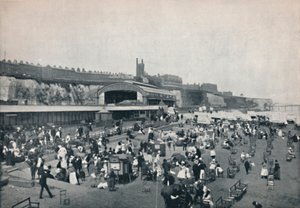 Ramsgate - En livlig udsigt over sandet, 1895 af Unbekannt