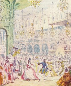Randulph og Hilda danser i Rotunden ved Ranelagh Gardens, 1842, 1903 af Unbekannt