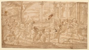 Sabinernes voldtægt, 1700-tallet. af Unbekannt