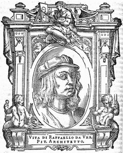 Raphael. Fra: Giorgio Vasari, Livet af de mest fremragende italienske malere, billedhuggere og arkitekter, 1568 af Unbekannt