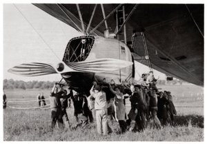 Bagerste gondol, Zeppelin LZ 127 Graf Zeppelin, 1933 af Unbekannt
