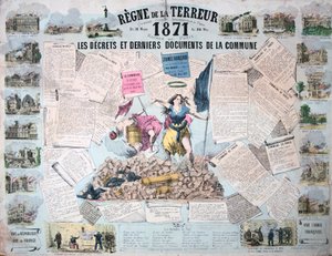 Reign of Terror, Paris Kommune, 1871 af Unbekannt