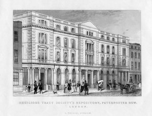 Religious Tract Societys Repository, Paternoster Row, London, 1800-tallet af Unbekannt