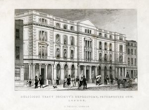 Religious Tract Societys Repository, Paternoster Row, London, 1800-tallet af Unbekannt