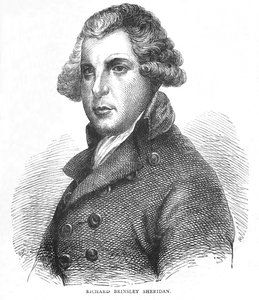 Richard Brinsley Sheridan, irsk dramatiker, digter og politiker, c1875 1878 af Unbekannt