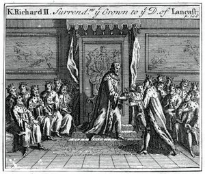 Richard II af England overgiver sin krone, 1399 af Unbekannt