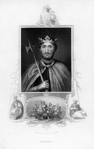 Richard I, konge af England, c1850 af Unbekannt