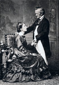 Richard og Cosima Wagner, slutningen af det 19. århundrede af Unbekannt