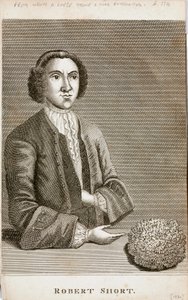 Robert Short, medicinsk nysgerrighed, ca. 1750
