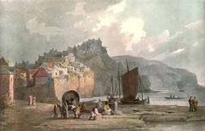 Robin Hoods Bay, c1900. af Unbekannt