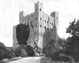 Rochester Castle, 1894. af Unbekannt