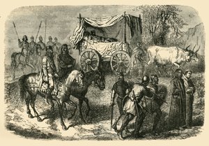 Roi Faineant Royal Sluggard of the Merovingian Race, 7. århundrede, 1890. af Unbekannt