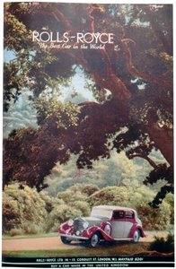 Rolls-Royce bilannonce, 1937 af Unbekannt