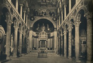 Roma - Basilica of St. Agnes uden for murene på Street Nomentana, 1910 af Unbekannt