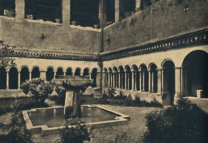 Roma - Kloster fra SS. Quattro Coronati på Caelian Hill. Bygget i 1113, 1910 af Unbekannt