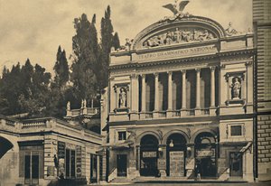 Rom - Via Nazionale. National Dramatic Theatre og Colonna Villa, 1910 af Unbekannt