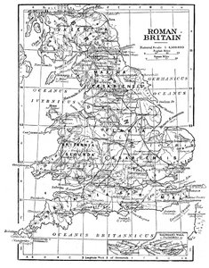 Romerske Storbritannien, c1920 af Unbekannt