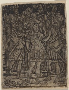 romersk general henvender sig til sine tropper, ca. 15101530. af Unbekannt