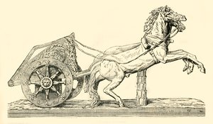 Romersk racervogn, 1890. af Unbekannt