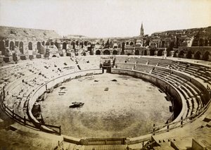 Romersk amfiteater, Nimes, Frankrig, slutningen af det 19. eller begyndelsen af det 20. århundrede af Unbekannt