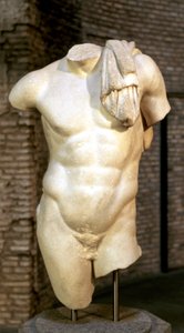 Romersk kopi af en græsk statue af en mandlig torso af Unbekannt
