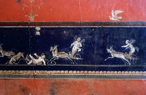 Romersk vægmaleri, House of the Vettii, Pompeji, Italien af Unbekannt