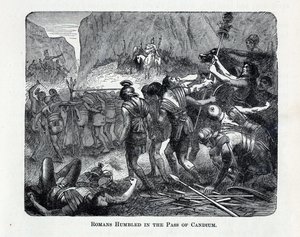 Romerne blev ydmyget i passet af Caudium, 1882 af Unbekannt