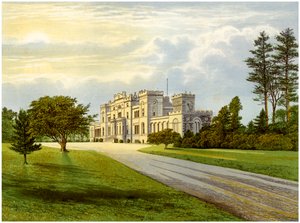 Rossie Castle, Forfarshire, Skotland, hjemsted for Macdonald-familien, c1880 af Unbekannt