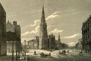 Rowland Hills Chapel & Schools, Westminster Bridge Road, c1878. af Unbekannt